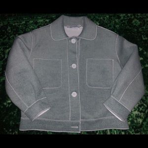 Elliat Mint Cropped Coat Size Small